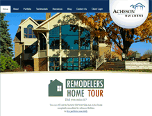 Tablet Screenshot of achesonbuilders.com